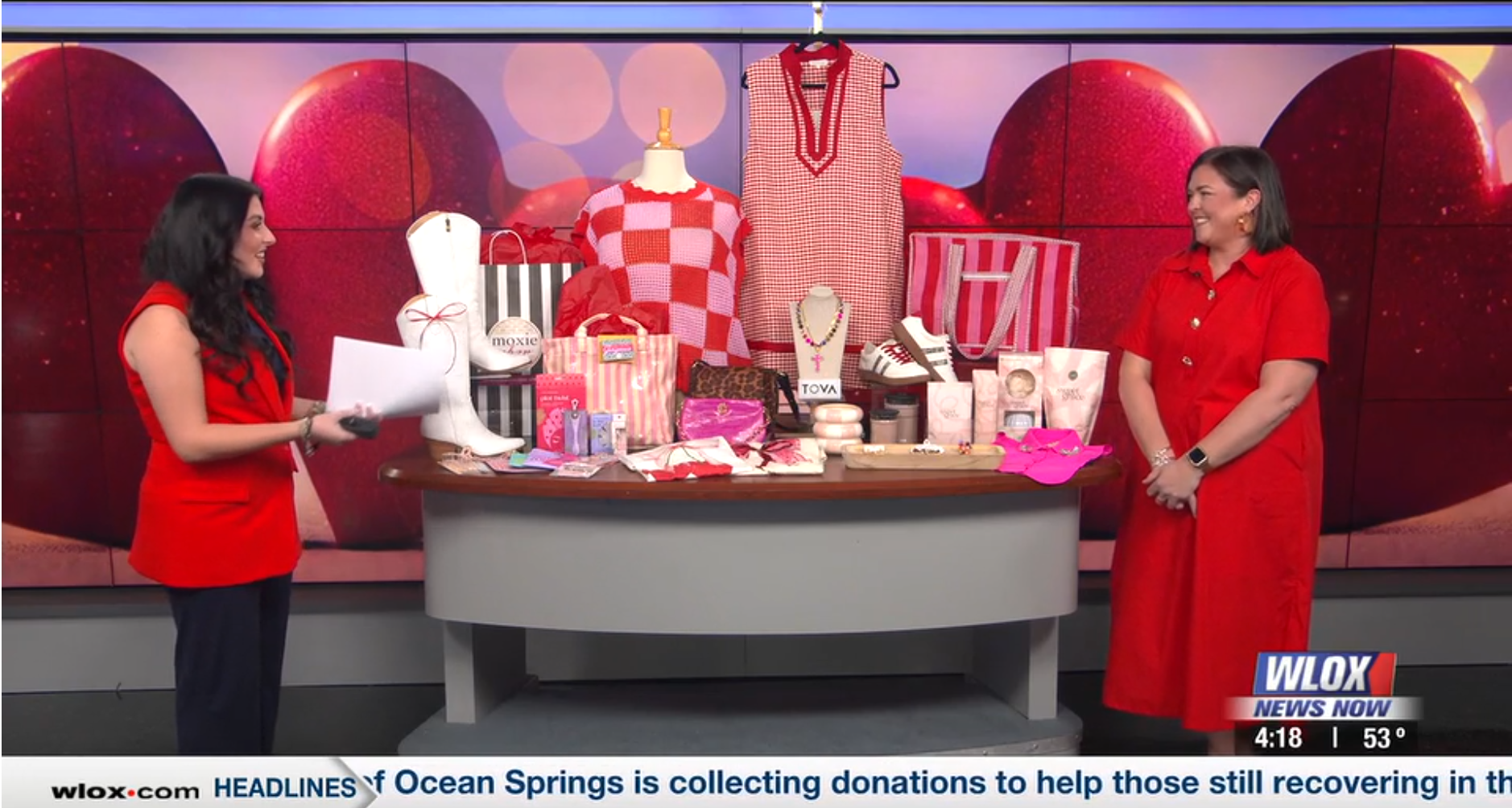 WLOX 4 O'Clock Show - Galentines Day