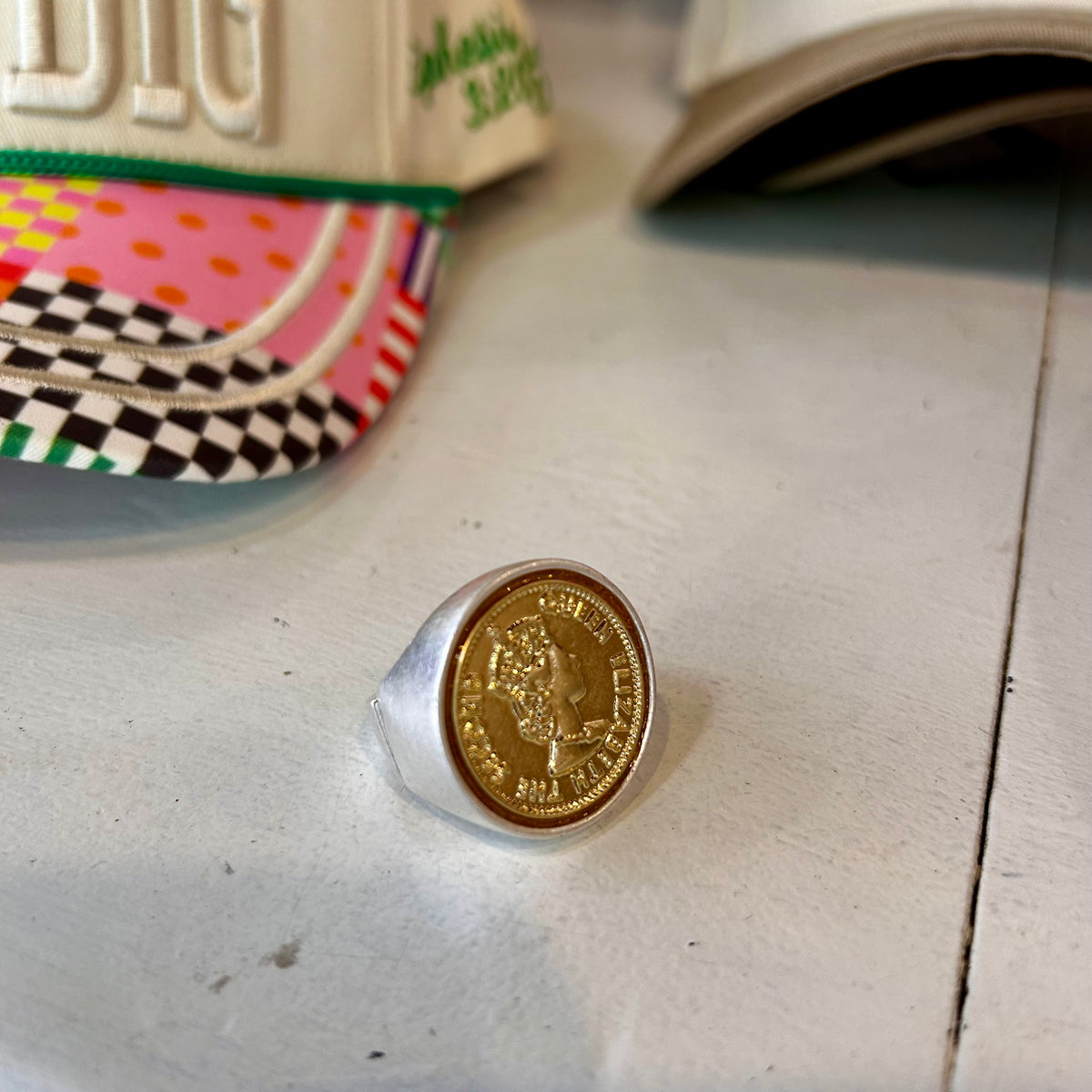 Silver Chunky Coin Ring – Moxie Shop
